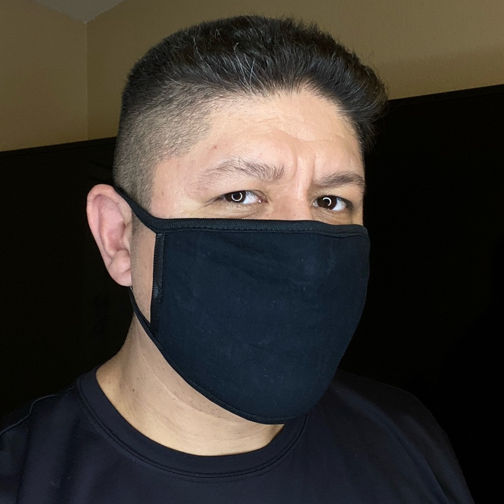 Black Dual Layer Face Mask